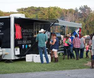 Carr's BBQ Truck hard at work!